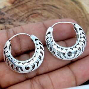 women elegance appearance fancy perfect finish sterling silver earrings 732